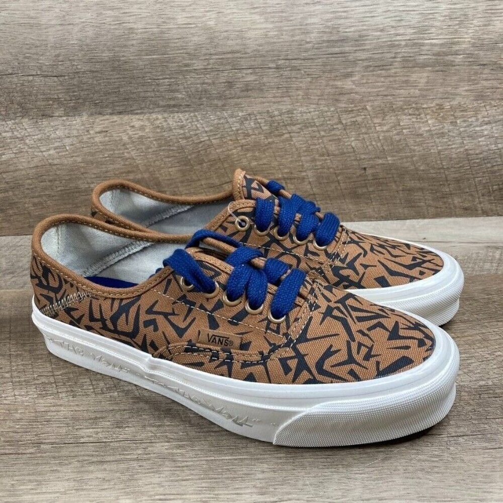VANS Th Style 43 LX Canvas Geo Camo/Chipmunk Mens Size 6.5 Womens Size 8 NEW